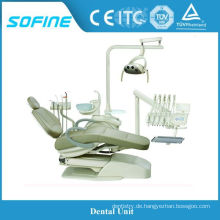 Linke Hand CE genehmigt oben montiert Betrieb Arten von zahnärztlichen Stuhl